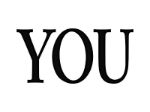 Sko stickers "YOU" & hjerte - "YOU"