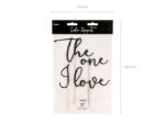 Topkagefigur i sort karton "The one I love" pakke
