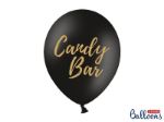 Balloner sorte med tekster "Candy Bar"