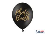 Balloner sorte med tekster "Photo Booth"