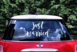 Bil stickers "Just married" 