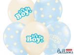 Lyseblå ballon mix "It´s a boy"
