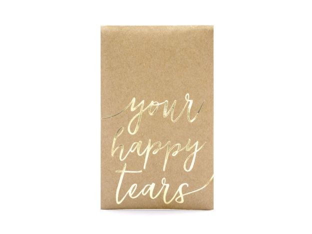 Lommetørklæder "Your happy tears" 