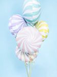 Lyserød candy folie ballon 45 cm