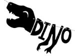 Guirlande sort dinosaur 90 cm