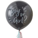 Gigant ballon sort 'Boy or Girl?'