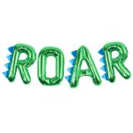Folie ballonsæt  'ROAR' til dinosauertema