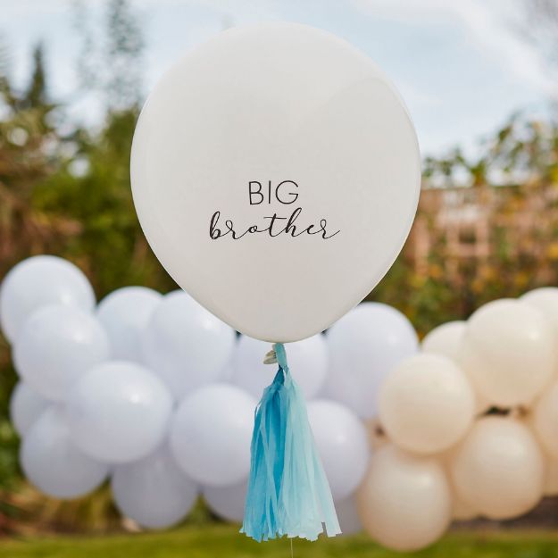 Gigant ballon hvid 'Big brother'