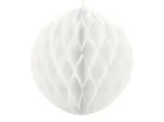 Hvid honeycomb 30 cm - papir kugle